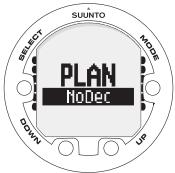 SUUNTO HELO 2 - PLAN mode - 1