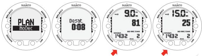 SUUNTO HELO 2 - Dive Planning mode (PLANnodec) - 1