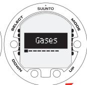 SUUNTO HELO 2 - 5.9.MIXED GAS DIVE mode settings - 4