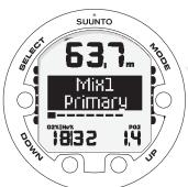 SUUNTO HELO 2 - Setting the gases - 2