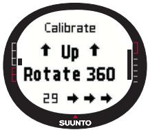 SUUNTO M9 - Calibrating the Compass - 5