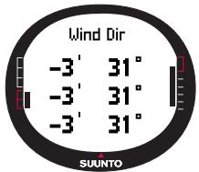 SUUNTO M9 - Wind Data - 2