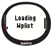 SUUNTO M9 - Editing a route waypoint - 1