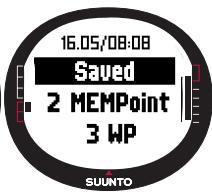 SUUNTO M9 - Viewing the recorded tracks - 6
