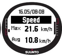SUUNTO M9 - Viewing the recorded tracks - 5