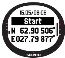 SUUNTO M9 - Viewing the recorded tracks - 3