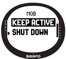SUUNTO M9 - Activating the MOB function - 4