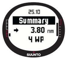 SUUNTO M9 - Navigation Data display - 3