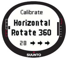 SUUNTO M9 - Calibrating the Compass - 4
