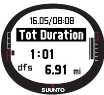 SUUNTO M9 - Viewing the recorded tracks - 4