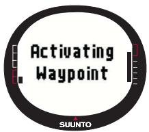 SUUNTO M9 - Navigation Data display - 2