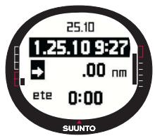 SUUNTO M9 - Navigation Data display - 4
