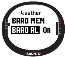 SUUNTO M9 - Weather Alarm - 2