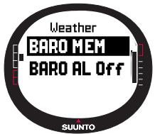 SUUNTO M9 - Barometric Memory - 1