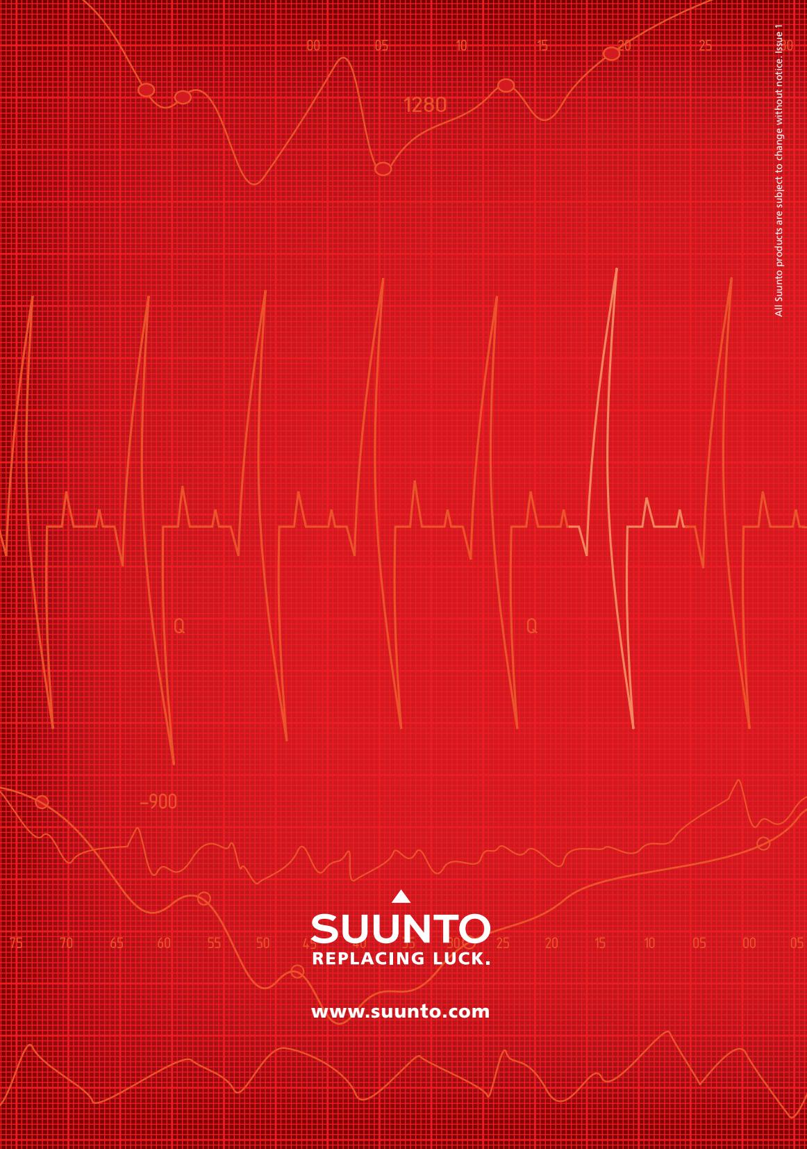 SUUNTO TRAINING GUIDEBOOK - COPYRIGHT - 2