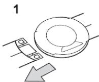 SUUNTO VECTOR HR - BATTERY REPLACEMENT OF THE SUUNTO TRANSMITTER BELT - 1