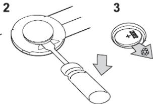 SUUNTO VECTOR HR - BATTERY REPLACEMENT OF THE SUUNTO TRANSMITTER BELT - 2