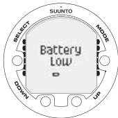 SUUNTO VYPER 2 - Battery power indication - 2