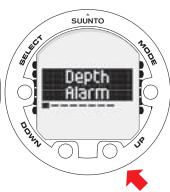 SUUNTO VYPER 2 - DIVE mode settings - 4