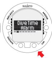 SUUNTO VYPER 2 - DIVE mode settings - 5