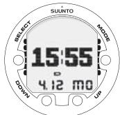 SUUNTO VYPER 2 - Battery power indication - 1