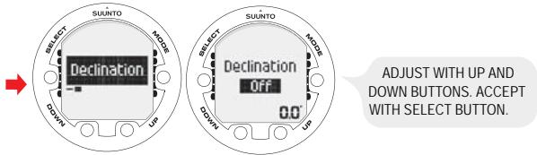 SUUNTO VYPER 2 - Declination - 1