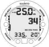 SUUNTO VYPER 2 - Oxygen displays - 1