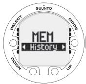 SUUNTO VYPER 2 - Dive history (MEMhistory) - 1