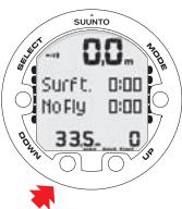 SUUNTO VYPER 2 - DIVE mode settings - 2