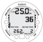SUUNTO VYPER 2 - Oxygen displays - 1