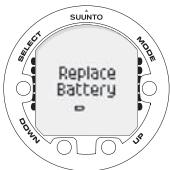 SUUNTO VYPER 2 - Battery power indication - 3