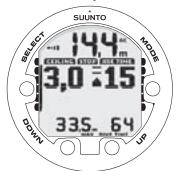 SUUNTO VYPER 2 - Display below the floor - 1
