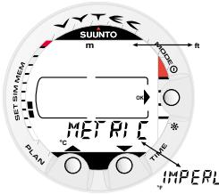 SUUNTO VYTEC - Backlight Setting [1 LIGHT] - 5
