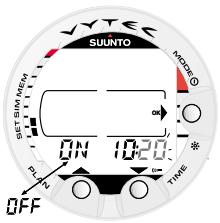 SUUNTO VYTEC - Backlight Setting [1 LIGHT] - 3