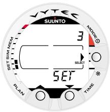 SUUNTO VYTEC - THE USE OF THE MENU BASED FUNCTIONS - 4
