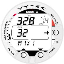 SUUNTO VYTEC - Nitrox/Oxygen Settings [4 NITROX] - 3