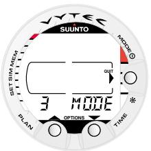 SUUNTO VYTEC - THE USE OF THE MENU BASED FUNCTIONS - 1