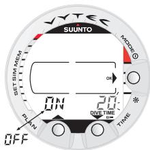 SUUNTO VYTEC DS - Nitrox/Oxygen Settings [4 NITROX] - 2