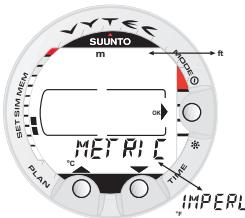 SUUNTO VYTEC DS - Backlight Setting [1 LIGHT] - 5