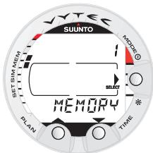 SUUNTO VYTEC DS - THE USE OF THE MENU BASED FUNCTIONS - 2