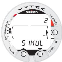 SUUNTO VYTEC DS - THE USE OF THE MENU BASED FUNCTIONS - 3