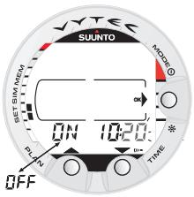 SUUNTO VYTEC DS - Backlight Setting [1 LIGHT] - 3