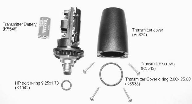 SUUNTO VYTEC DS - TRANSMITTER BATTERY REPLACEMENT - 1