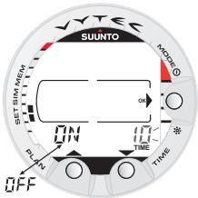 SUUNTO VYTEC DS - Backlight Setting [1 LIGHT] - 4