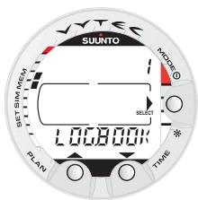 SUUNTO VYTEC DS - Logbook and Dive Profile Memory [1 LOGBOOK] - 2