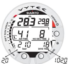 SUUNTO VYTEC DS - Recommended Safety Stop - 3