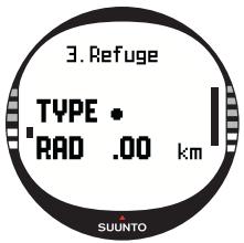SUUNTO X10 - Viewing waypoints - 2