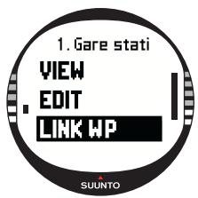 SUUNTO X10 - Creating a new waypoint to a route by entering the coordinates - 3