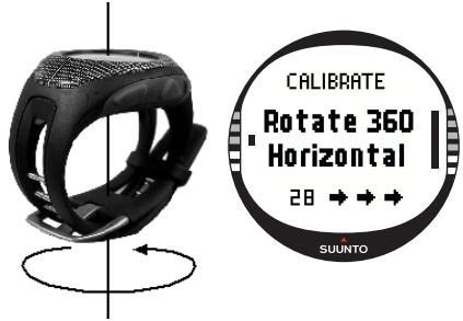 SUUNTO X10 - Calibrating the compass - 2