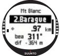 SUUNTO X10 - Navigation methods and - 15